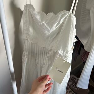 White dress brand new- Bhome!